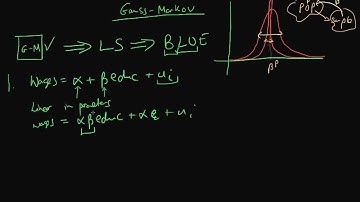 Gauss-Markov assumptions part 1