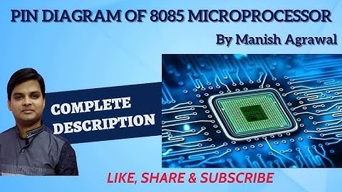Pin Diagram of 8085 microprocessor (Hindi) Lecture-2
