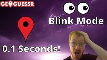 I Had 0.1 Seconds to Recognise Where I Am - Geoguessr Blink Mode!