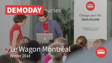 Coding Bootcamp Montreal | 5 apps developed at Le Wagon Montréal - Demo Day Batch #125