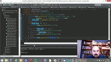 JAVA Dersleri - 2 - worked on JetBrains  IntelliJ IDEA and on Eclipse IDE