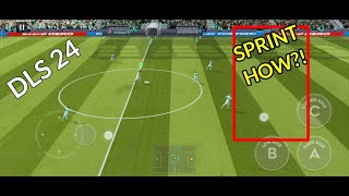 How to sprint in DLS 24 | Dream League Soccer 2024 secret settings screenshot 5