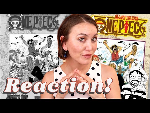 REACTION! 😳🤷🏻‍♀️🤗🫣 What did I just read?! One Piece by Eiichiro Oda | Volume one, Chapters 1-3 class=