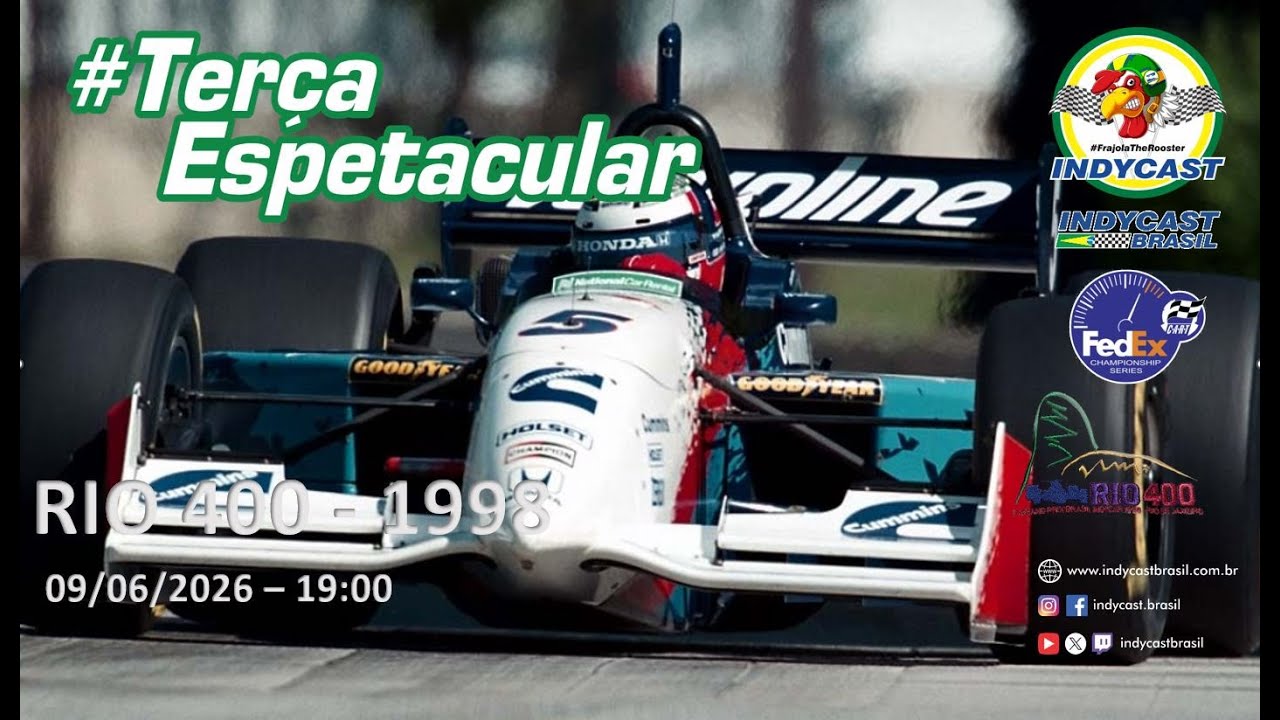 IndyCast Brasil #Lembranças #TerçaEspetacular - Rio 400 1998