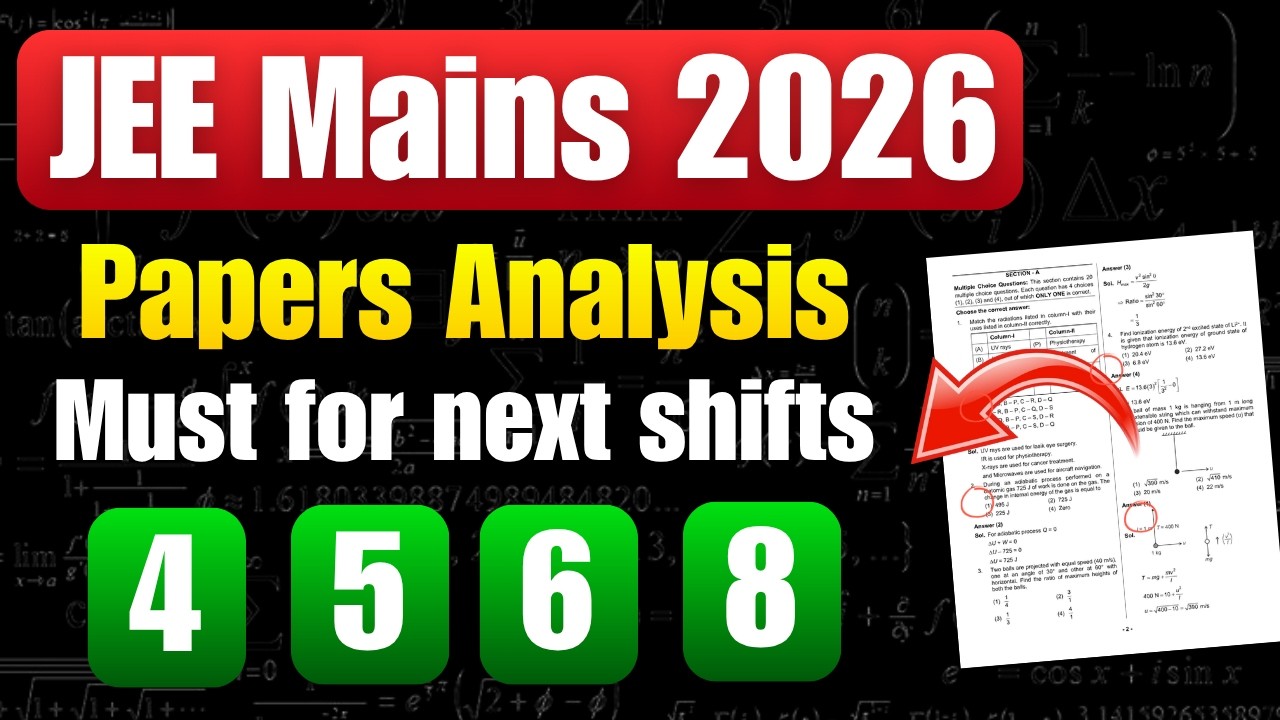JEE Mains 2026 2 April Shifts Analysis | High Weightage Topics | Key ...