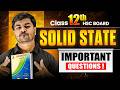 Solid State Important Questions | Class 12 Chemistry HSC MH Board | Exam Booster Session