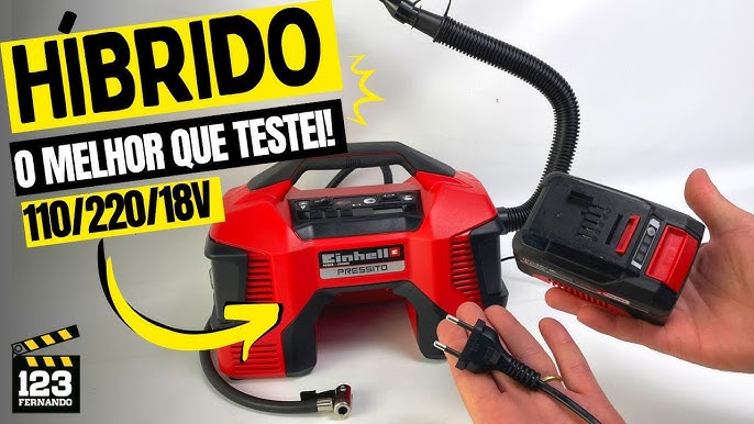 Compressor de Ar portátil CarSun 12v Inflador de Pneu a bateria