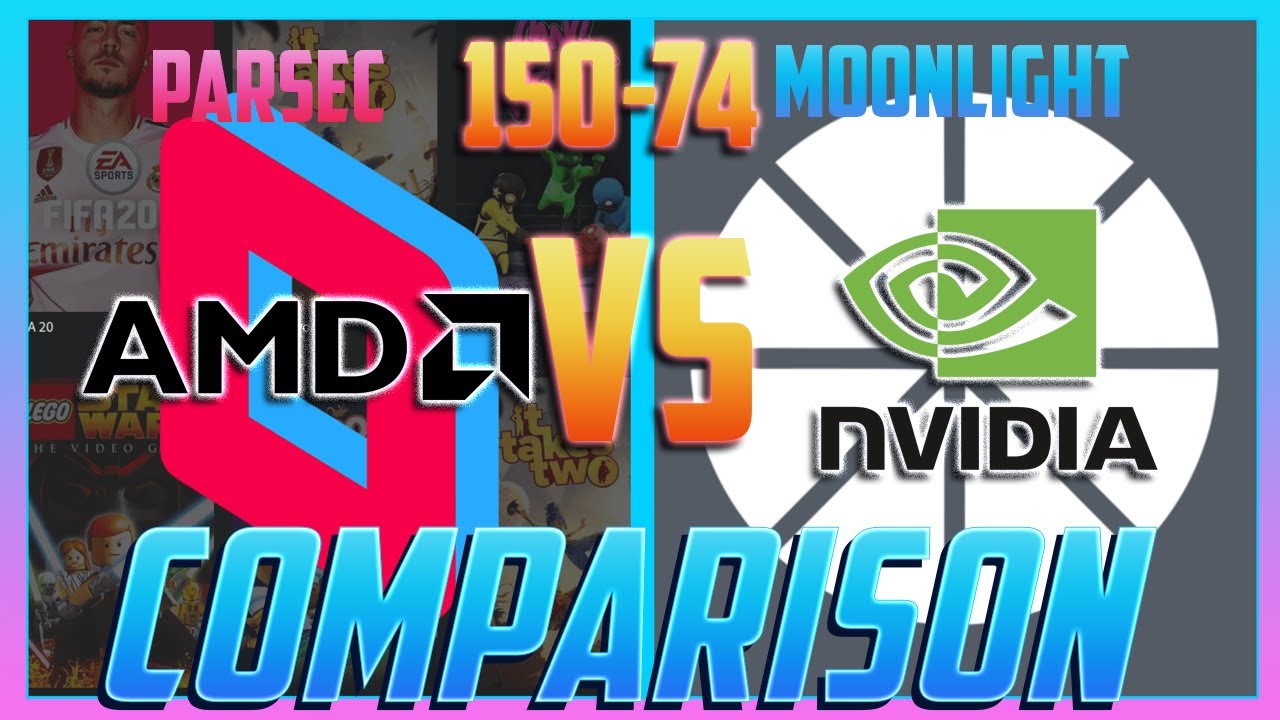 Parsec vs Moonlight AMD vs Nvidia Parsec 15074 Update Is HUGE