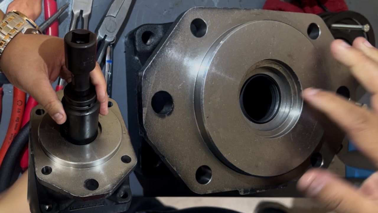 ANSWERING YOUR QUESTIONS: How to install a shaft seal on an Parker M4D motor