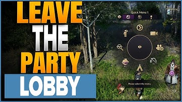 How To Leave A Party In Throne And Liberty