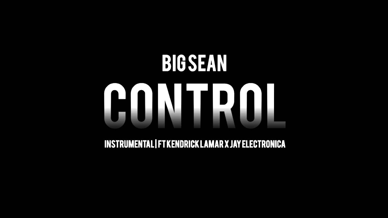 big sean control cover