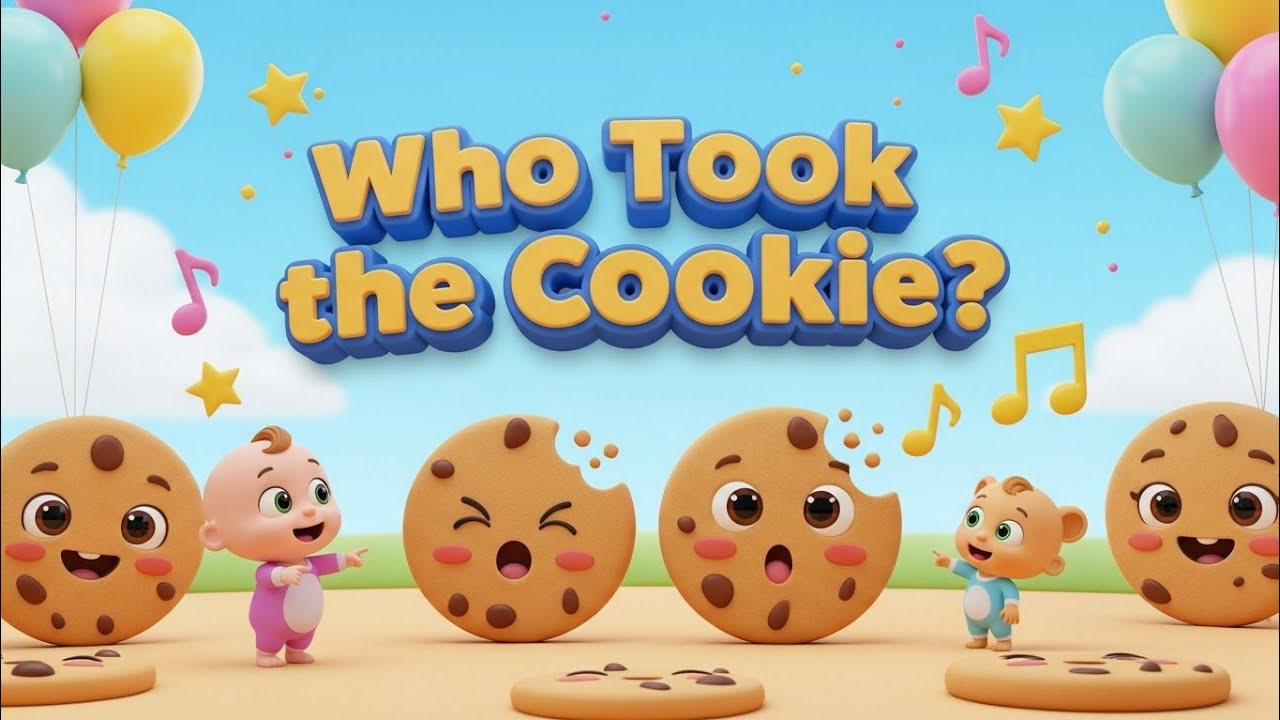 🍪 Кто украл печенье? | Веселая песенка про печенье для детей | Детские стишки и песенки для малышей