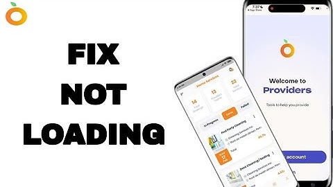 How To Fix And Solve Not Loading On Providers App | Final Solution
