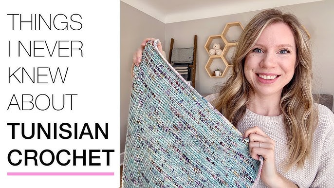 HOW to TUNISIAN CROCHET for BEGINNERS - SIMPLE and KNIT Stitch 