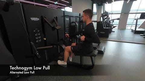Alternated Low Pull - Technogym Low Pull Machine