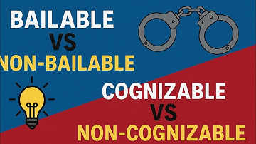 Bailable vs Non-Bailable & Cognizable vs Non-Cognizable | IPC Explained in 5 Minutes #gcpathshaala