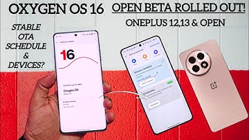 🚀OxygenOS 16 open beta arrived with stable OTA Timeline