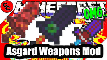 Minecraft Mods: " Asgard Weapons Mod 1.12.2 "