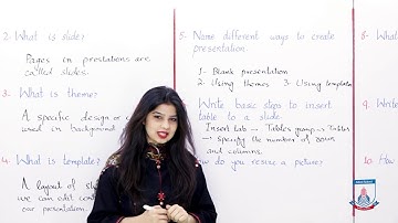 Class 6 - Computer Studies - Chapter 5 - Lecture 6 - MS PowerPoint - Ex(Part 3) - Allied Schools