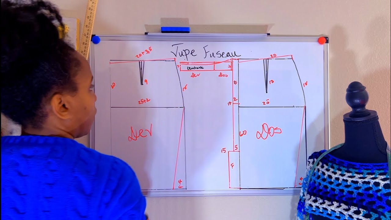 Jupe fuseau ( couture en ligne episode 2 ) #micahagency #micahecoledart #couture #couturefacile 