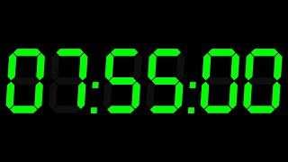 475 MINUTES(07:55 hours) countdown digital timer with alarm sound