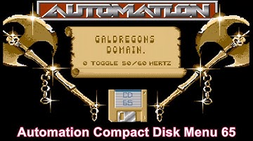 Atari ST E Automation Compact Disk Games  Menu 65
