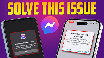 Hoe u het probleem met uw tijdelijk niet-beschikbare account in Messenger op iPhone of Android ku...