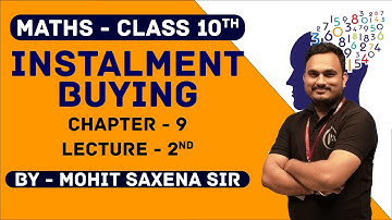 Instalment Buying | Lecture 2nd | Class10 | Mathematics | Mohit Sir | NIOS Vision Point