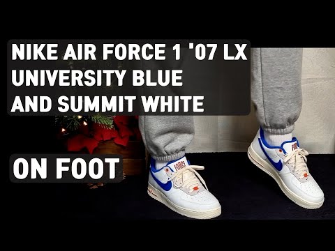 Nike Air Force 1 '07 LX White/University Blue-Black-White
