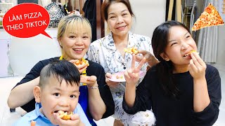 Vlog#: LÀM 2 LOẠI PIZZA BẰNG SANWICH THEO TIKTOK VÀ CÁI KẾT 🤤