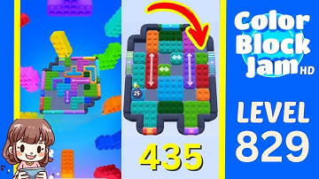 Color Block Jam Level 435 (829) Solution Walkthrough