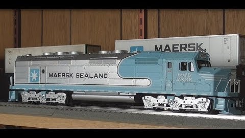MTH 30-20538-1 Railking Scale Maersk Sealand FP45 Review