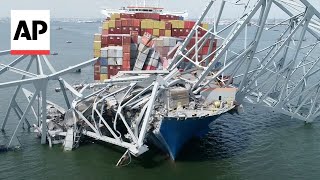 Baltimore bridge collapse: Cargo ship was carrying hazardous materials, NTSB says