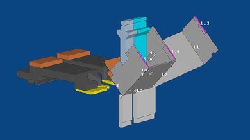 Sheet metal part with 13 bends | Bend simulation, unfold & processing in seconds