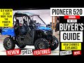 New Honda Pioneer 520 4x4 UTV Review: Specs, Features, Changes from SXS 500 | 50" ATV Buyer's Guide