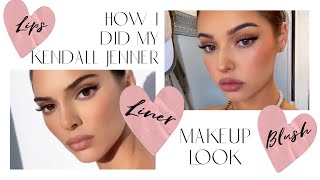 how I did my Kendall Jenner makeup to look like kendall jenner