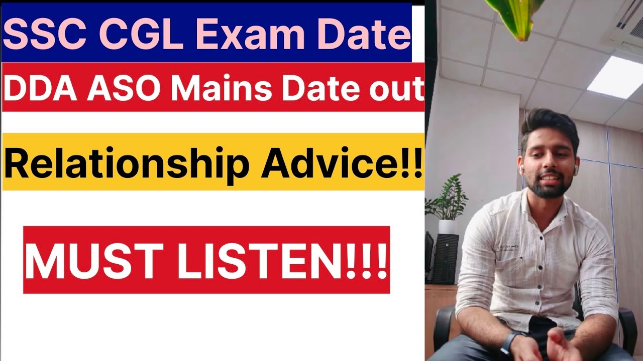 Last tips for SSC CGL 2024 | what to do |Relationship advice|#ssc # ...