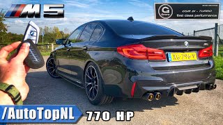 G POWER BMW M5 F90 770HP | REVIEW on ROAD & AUTOBAHN (NO SPEED LIMIT) by AutoTopNL