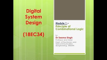 DSD Module 1 class 6 (QM Method) by Dr. Seema Singh, Professor, Dept. of ETE