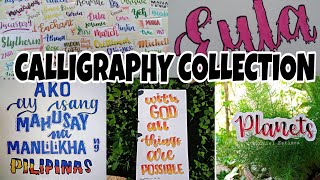 CALLIGRAPHY COLLECTION | SAMPLES || Ra Chel Estioca