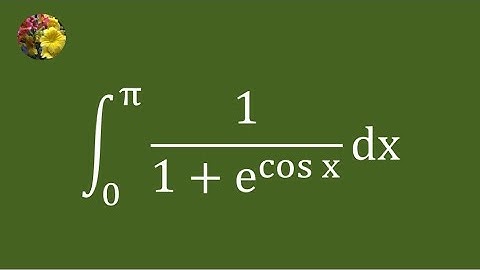 2nd method to evaluate the definite integral using must know basic techniques (Mis-665A)