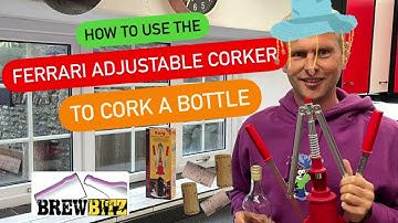 How to Put a Cork in a Bottle with a Ferrari Easy 2 Handled Corker
