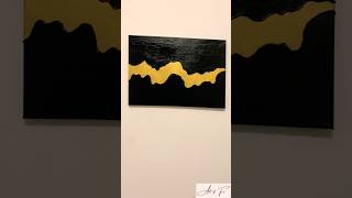 Abstract gold details ✨ #art #diy #painting #abstractart #shorts #gold #amazing #myart #acrylic