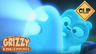 👻 Chasse aux Fantômes 🐻🐹 Grizzy & les Lemmings / Cartoon Resimi