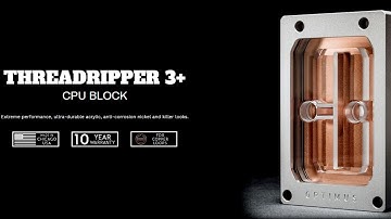 EKWB Velocity Vs Optimus CPU Water Block, AMD Ryzen Threadripper 3970x