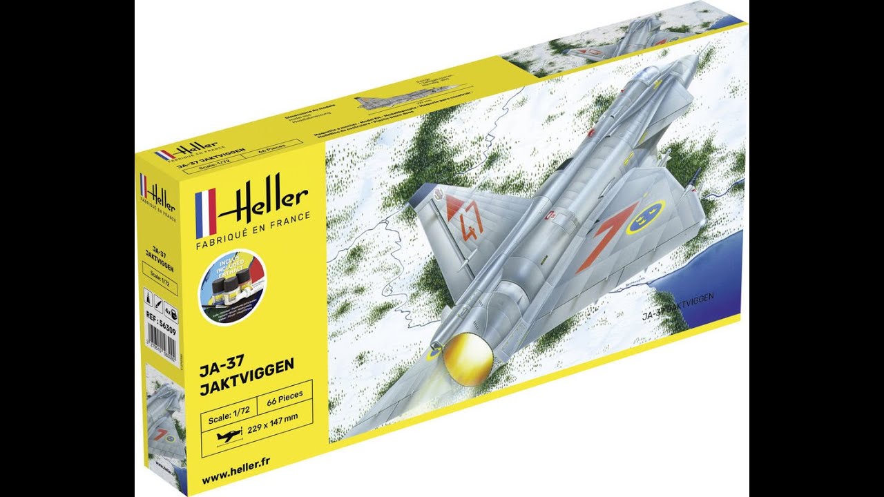 Maquette ITALERI – Saab JA 37 Jaktviggen – 1/48 (À Assembler Et Peindre)