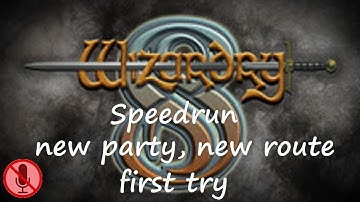Wizardry 8 expert Any% speedrun (1:46:54) uncommented, new strats