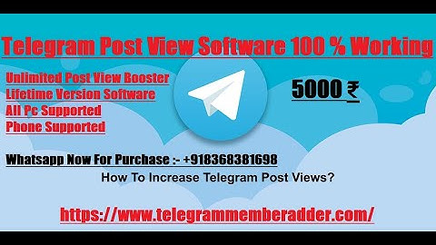 How to increase Telegram views | Telegram Auto Views Bot | Telegram Channel Views