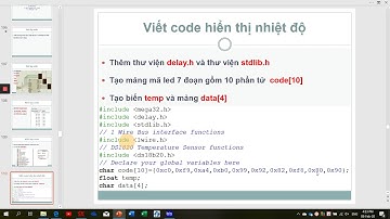 AVR - Bài 3: Giao tiếp cảm biến nhiệt độ DS18B20