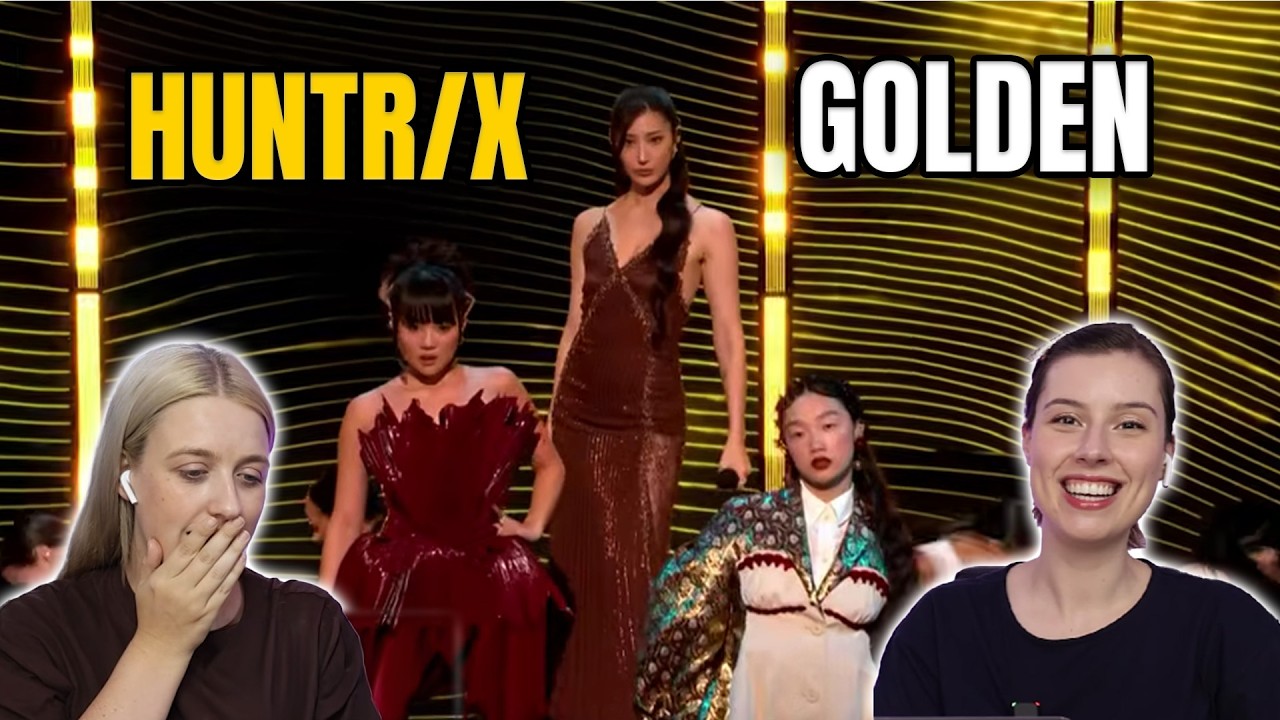 Выступление группы HUNTRIX на церемонии вручения премии BAFTA 🔥 | Первые впечатления | Реакция ав...